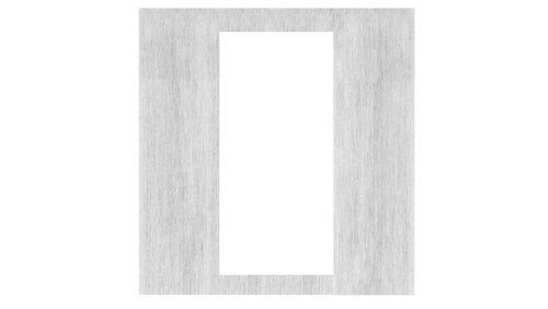 Maskownica pod ramkę CDN-R-S-AL (zew. wym. 230mm x 280mm) zakrywa poprzedni otwór, stal nierdzewna CDN-M-S-AL