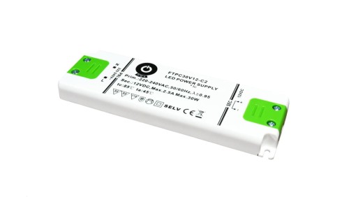 Zasilacz LED 30W 24V 1.25A meblowy ultra slim FTPC30V24-C2 POSPOWER