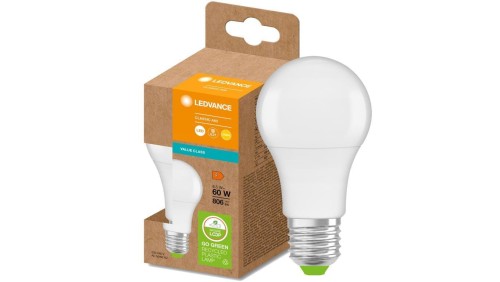 Żarówka LED PCR E27 A60 8,5W = 60W 806lm 2700K 200 Eco Recykling Ciepła LEDVANCE