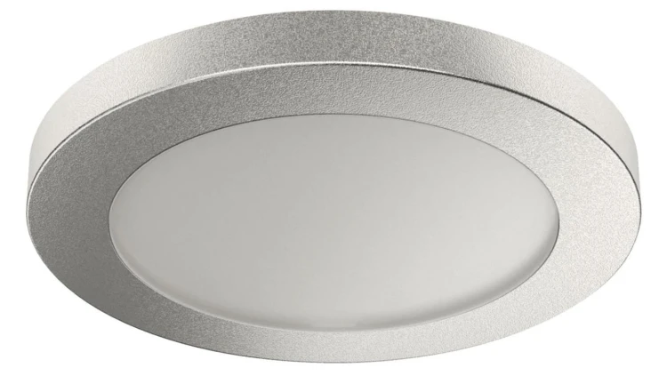 Oprawa punktowa, srebrna, Häfele Lighting LED 2050, 12V, 2-żyłowa (monochromatyczna), 4000K, 83374232
