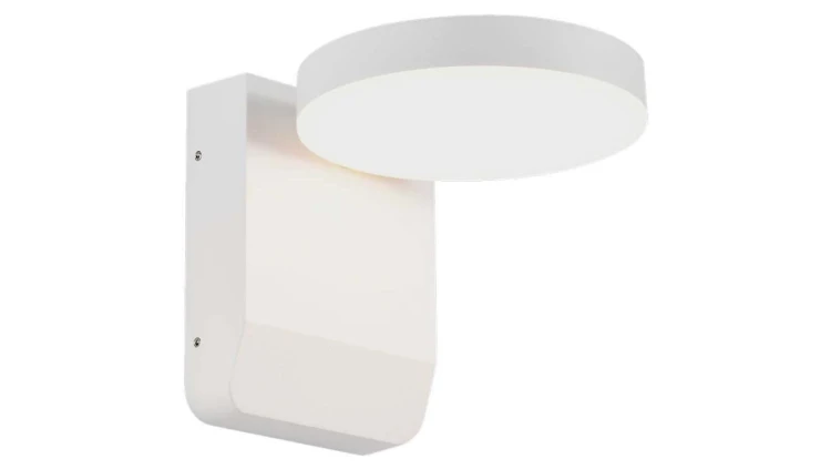Lampa ścienna okrągła, kinkiet 350st LED 17W 2480lm 3000K biały barwa WW biała ciepła IP65 V-TAC VT-11020-RD-W