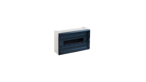 IP40 Rozdzielnica modułowa 1x18 GOLD P natynkowa (drzwi transparentne) PE+N