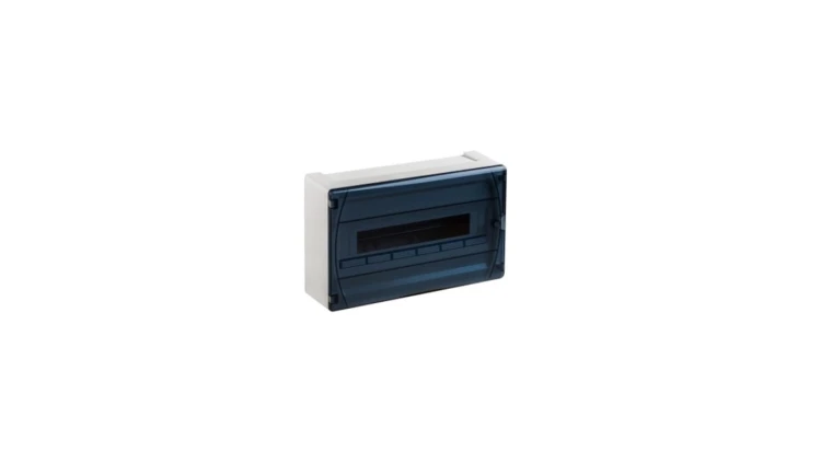 IP40 Rozdzielnica modułowa 1x18 GOLD P natynkowa (drzwi transparentne) PE+N