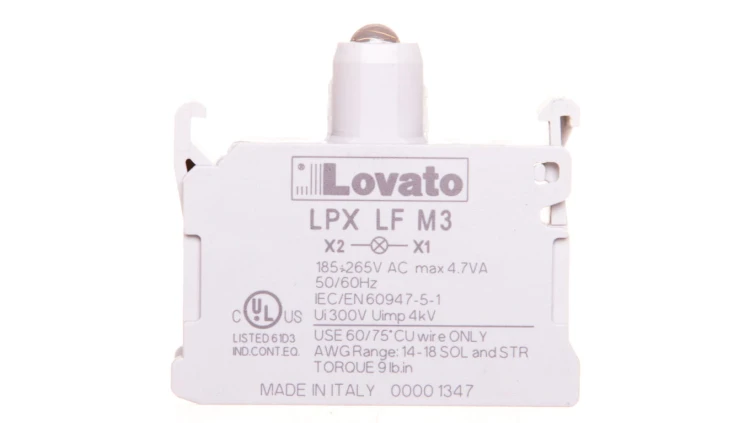 Oprawa z LED zielona 185-265V AC światło migające LPXLFM3