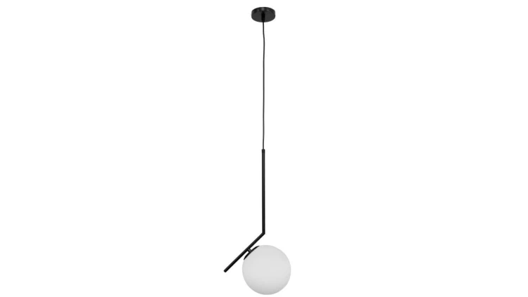 Lampa wisząca PELOTA BLACK E27 czarny biały EDO777102 EDO