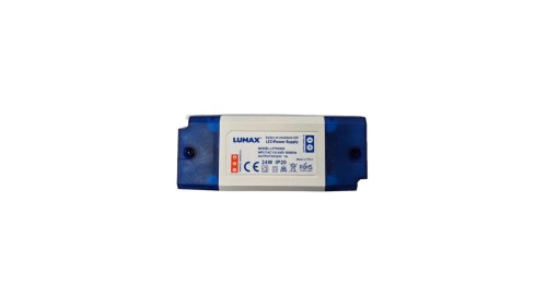 Zasilacz do oświetlenia LED montażowy IP20 24W DC 24V 1A