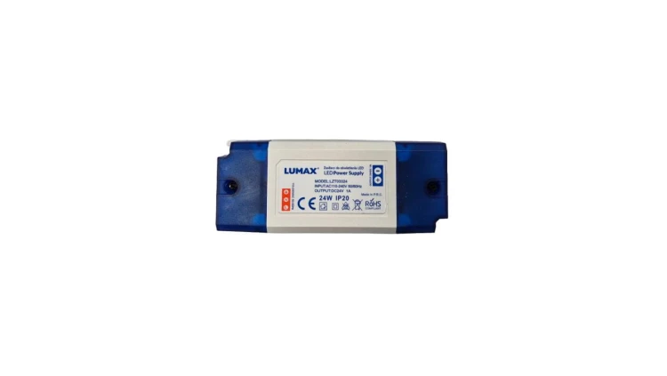 Zasilacz do oświetlenia LED montażowy IP20 24W DC 24V 1A