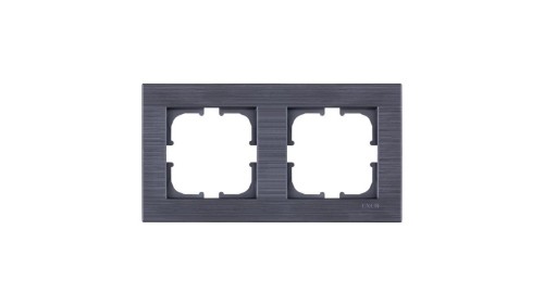 Ramka podwójna Exen seria Comfort magnetyczny szary C102/07E