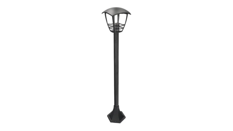 Słupek ogrodowy latarnia Imma Black L/T E27 czarny IP44 EDO777384