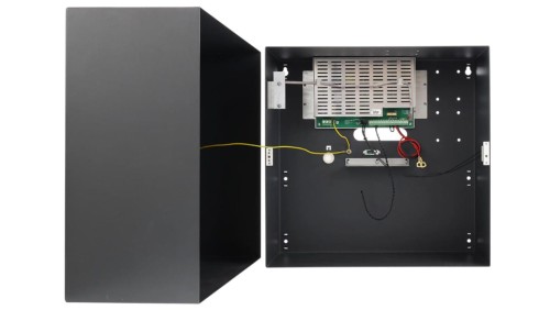Zasilacz buforowy impulsowy w obudowie metalowej 414x408x190mm z sygnalizacją LED, Grade 3 HPSG3 27,6V/5A/2x40Ah