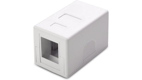 obudowa natynkowa na 1 moduł Keystone RJ45 lub RJ11/12