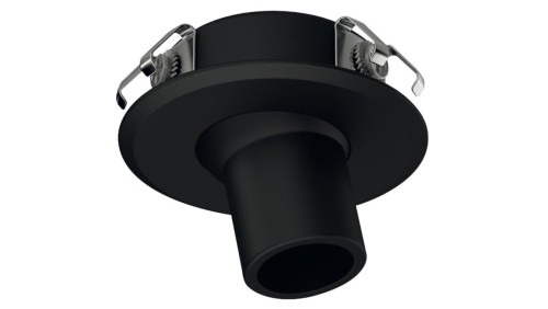 Oprawa punktowa, czarna, Häfele Lighting LED 2093, 12V (monochromatyczna), wpuszczana, 3000K, 83372076