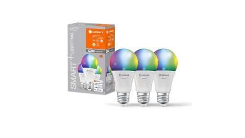 3PAK Żarówka LED E27 A60 9W 806lm RGBW SMART+ WiFi Ściemnialna Classic LEDVANCE