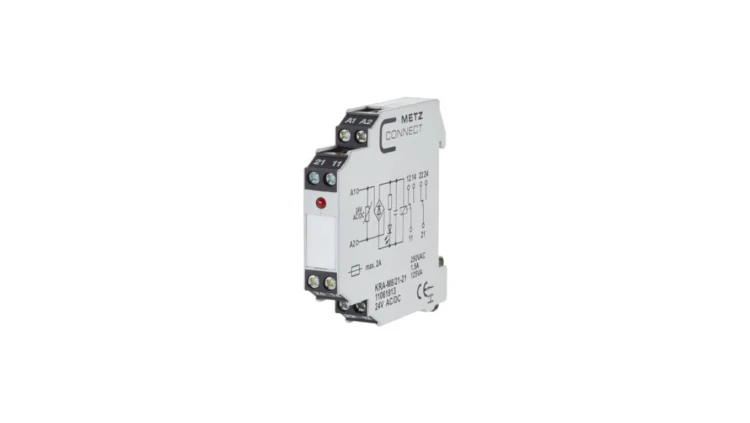 Przekaźnik interfejsowy KRA-M8/21-21, 2 styki przełączne, 24V AC/DC METZ Connect