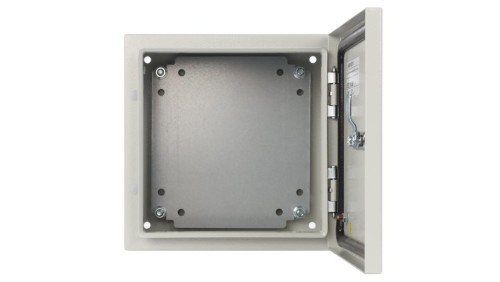 Hermetyczna obudowa metalowa AWOH252515 IP66 z płytą montażową