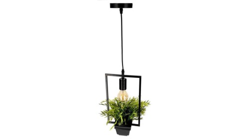 Lampa wisząca MEA Rectangle, geometryczna prostokąt, IP20, E27, EDO777546