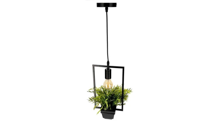 Lampa wisząca MEA Rectangle, geometryczna prostokąt, IP20, E27, EDO777546