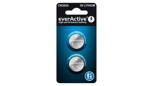 2 x bateria litowa mini everActive CR2032