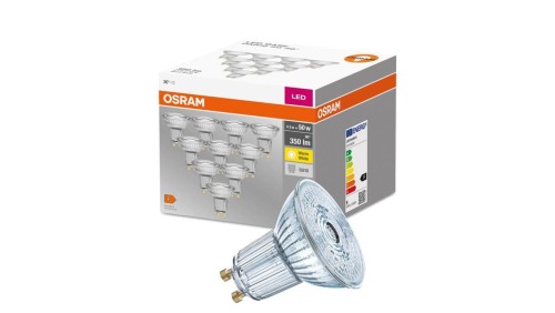 10PAK Żarówka LED GU10 4,3W = 50W 350lm 2700K Ciepła 36 OSRAM