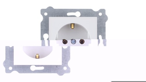 Gniazdo z uziemieniem Schuko 2P+E 250V 16A Biały 237/01 EXEN