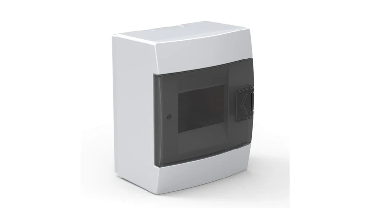Rozdzielnica natynkowa 4-modułowa 140x173x104mm biała dymna 600.000.400 HOROZ ELECTRIC