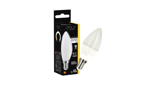 Żarówka BARI LED 6,5W WW świeczka, E14, 3000K, 600lm, 220-240V EDO777662 EDO