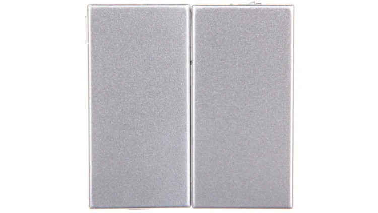 KOS66 Klawisz podwójny 2szt. 22,5x45 aluminium 664080