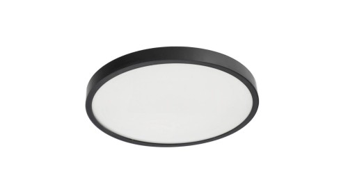 Plafon LED PERETI 24W czarny pierścień 35cm, 3000K barwa ciepła, 2400lm, IP44, 220-240V EDO777616 EDO Solutions