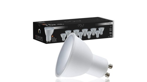 Zestaw 10x żarówka FARI LED GU10 7,5W 4000K neutralna NW 700lm 120st EDO777491 EDO