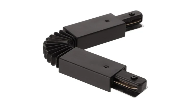 Łącznik elastyczny do szyny, giętki SEVA Flex Connector Black czarny EDO777424 EDO
