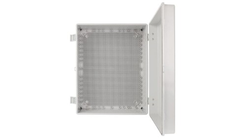 Obudowa ABS 500x400x200, wodoszczelna z zawiasami i płytą montażową AWB504020