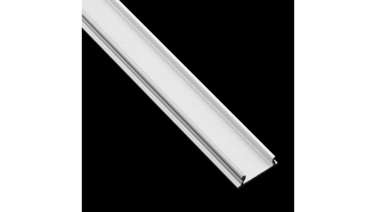 Profil Aluminiowy Anodowany do LED KM24 Srebrny Natynkowy 1m