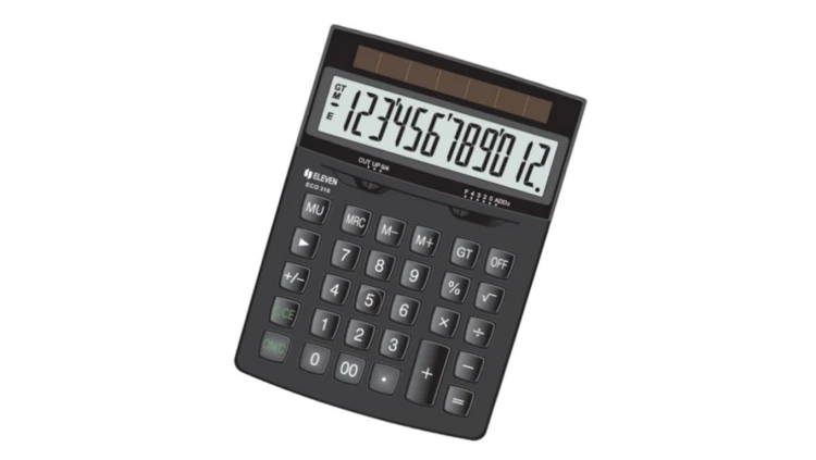 ELEVEN kalkulator biurowy ECO-310 czarny