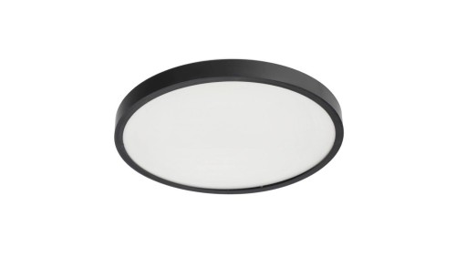 Plafon LED PERETI 24W czarny pierścień 35cm, 4000K barwa neutralna, 2400lm, IP44, 220-240V EDO777614 EDO Solutions