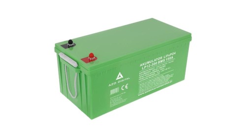 Akumulator LiFePO4 (litowo-żelazowo-fosforanowy) 12V 300Ah (150A) mata grzewcza + Bluetooth + BMS AZO