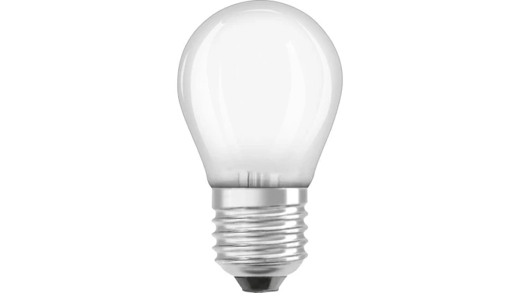 Żarówka LED E27 P45 4W = 40W 470lm 6500K Zimna 300 Filament OSRAM STAR
