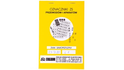 Znaki samoprzylepne ZS D20/L1 E04ZP-02030402700