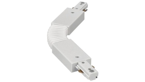 Łącznik elastyczny do szyny, giętki MEVA PRO Flex Connector-A White, biały EDO777518 EDO