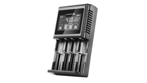 Ładowarka do akumulatorków cylindrycznych Li-ion oraz Ni-MH everActive UC-4000