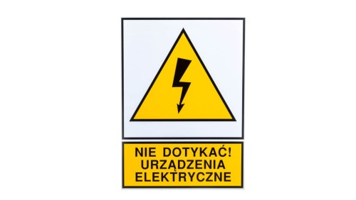 Tabliczka /znak ostrzegawczy/ TZO 210X297P N.D.U.E. E04TZ-01012150100 /10szt./