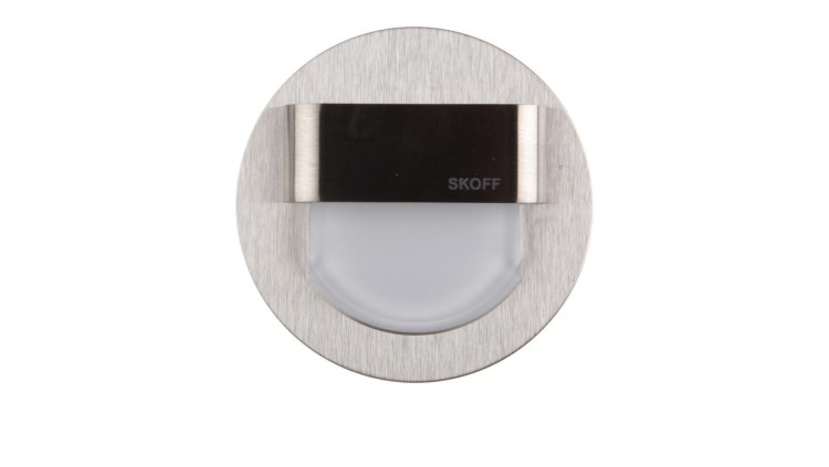 Oprawa przyschodowa RUEDA LED Light 10 V DC 0,8 W IP 20 6500 K szlif Inox