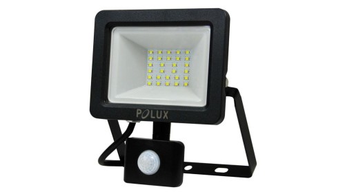 Naświetlacz LED 20W 1600lm 3000K Czarny z Czujnikem ruchu i zmierzchu GOLDLUX