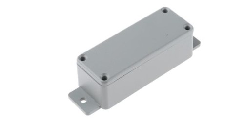 Obudowa ekranowana Szary z kołnierzem IP66 Neopren, 113.9 x 35.1 x 30mm, RS PRO