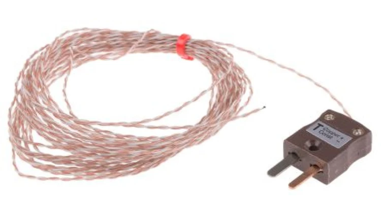 Złącze termoparowe typ T, -75C do +250C 5m IEC