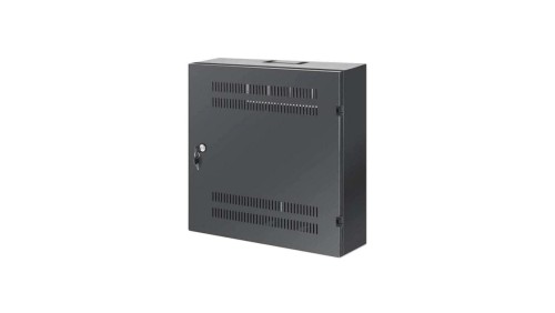 Niskoprofilowa szafa wisząca 4U + 2U Rack 19, czarna
