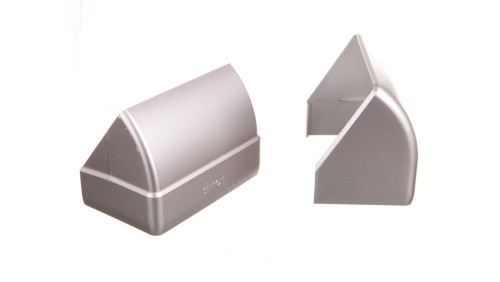 Simon Connect Kąt zewnętrzny regulowany Cabloplus ALU 90x55mm anodowane aluminium TKA102208/8