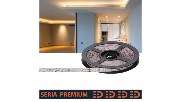 Taśma Premium 12V 60led 3000K SMD2835 Ra90 (100)