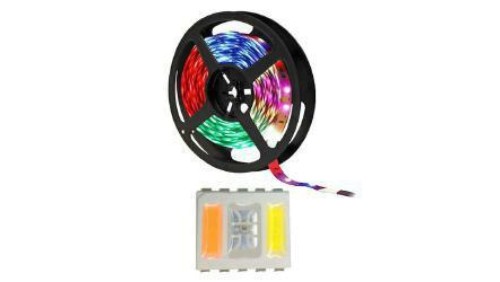 Taśma 24VDC 30 led 5050 5-chip RGBW 1m ip20 rgb + 6500K + 2400K rgb+cct