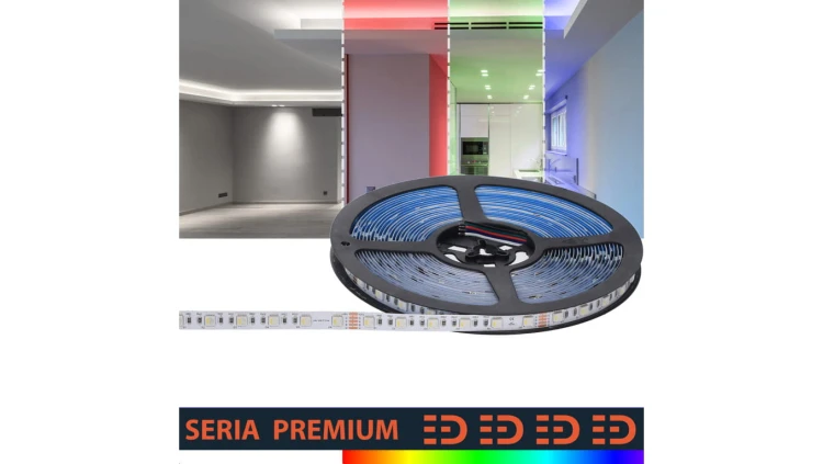 Taśma Premium 24V 60led RGB+W 4w1 SMD5050 (50) PL3Y wyc