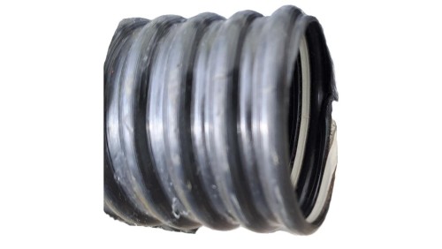 Rura elastyczna pcv czarna 46/40 mm wytrzymałość -24+90stopni
